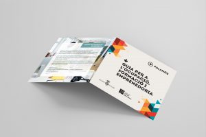Portada y contraportada de la Guia d’Ocupació i Emprenedoria de Palamós