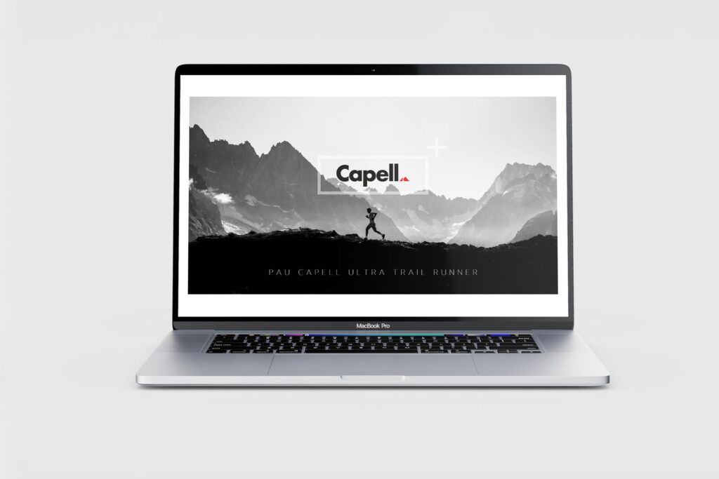 Portada de la presentación de Pau Capell para patrocinadores