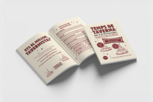 Libreto y papeleta de participación de Temps de Taverna 2025